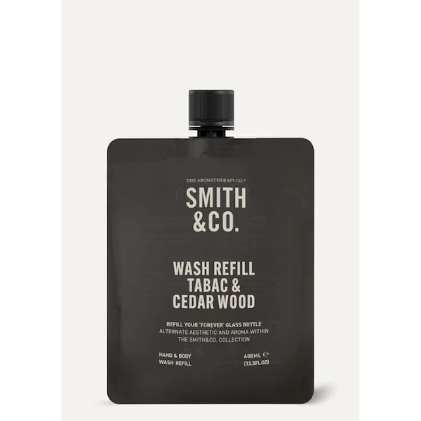 THE AROMATHERAPY CO Smith & Co Hand & Body Wash Refill - Tabac & Cedarwood