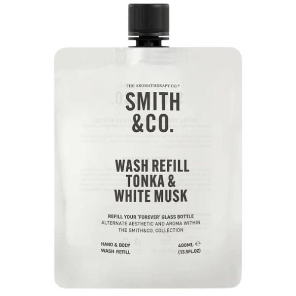 THE AROMATHERAPY CO Smith & Co Hand & Body Wash Refill - Tonka & White Musk
