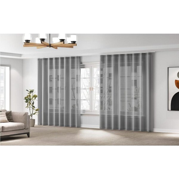 Sorrento Eyelet Sheer Curtain (2 pack)