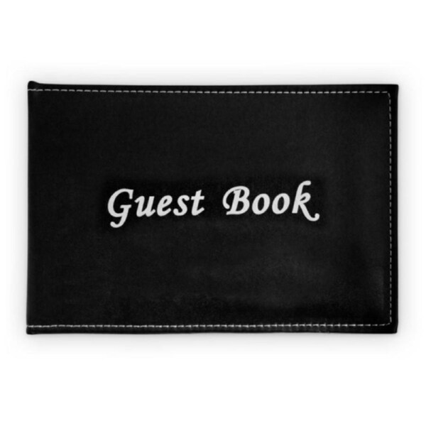 Silver Writing Guest Book