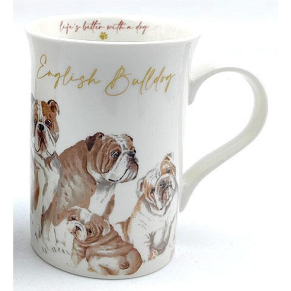 Muddy Paws - English Bulldog Mug