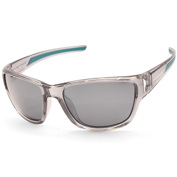 North Beach Megrim Crystal Smoke/Grey Silver Men's Polarised Sports Sunglasses 70663