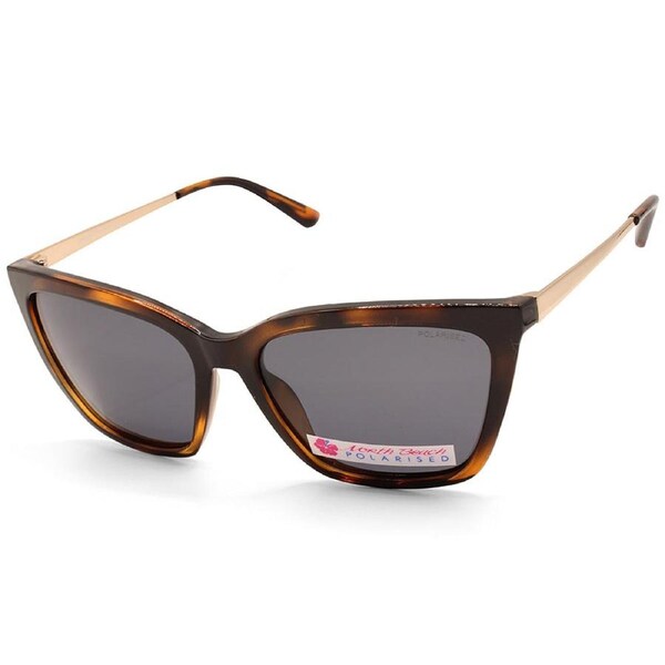 North Beach Teehani Tortoise /Grey Womens Polarised Sunglasses 70704