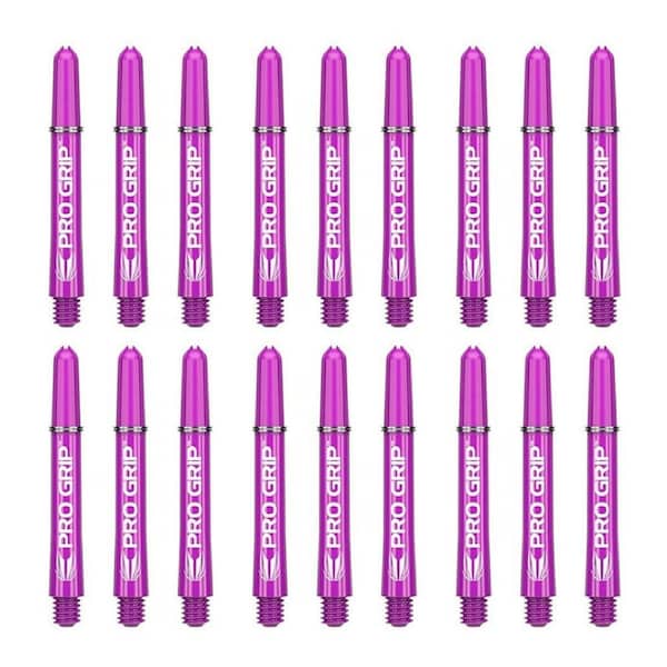 18pc Target Pro Grip Nylon Shaft Replacement Dart Accessory Intermediate PRPL