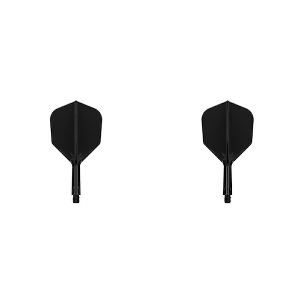 2x Target K-Flex Moulded Flight & Shaft Replacement Dart Accessory No.6 Short BK