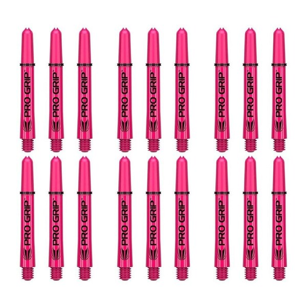 18pc Target Pro Grip Nylon Shaft/Dart Stem Replacement Accessory Medium Pink