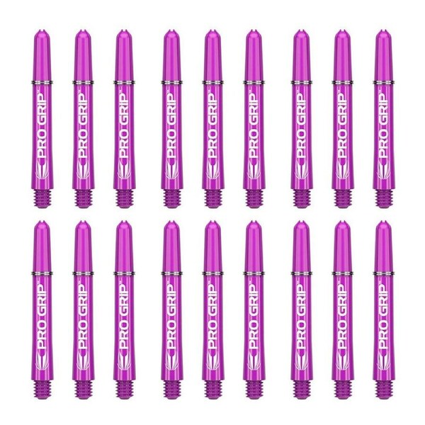 18pc Target Pro Grip Nylon Shaft/Dart Stem Replacement Accessory Medium Purple