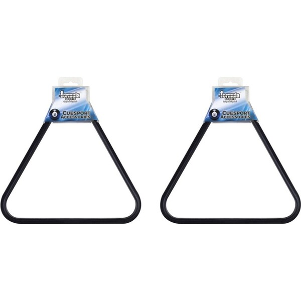 2x Formula Sports PVC 1 7/8" Triangle 15 Ball Billiard Pool/Snooker Accessory