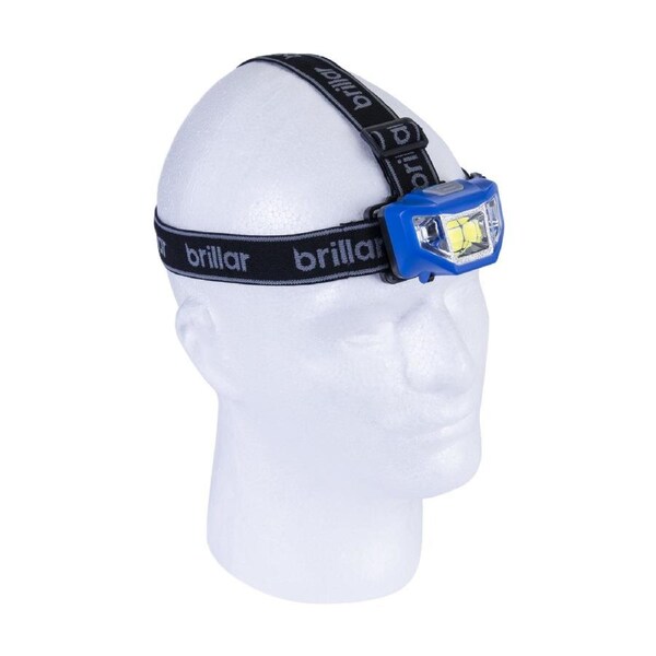 Brillar 5-Mode Headlamp – Blue, 200 Lumens with COB LED