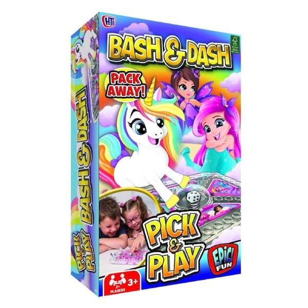 Bash and Dash Magical Pick and Play Travel Board Game