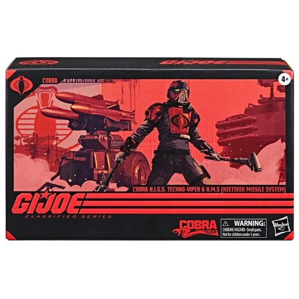 G.I. Joe Classified Series 111 Cobra H.I.S.S. Techno-Viper and H.M.S. Action Figure