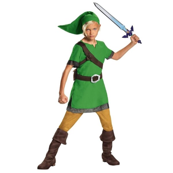 The Legend of Zelda Link Classic Costume Size 7-8
