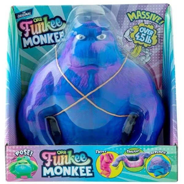 ORB Funkee Monkee Jumbo Purple and Blue Figure