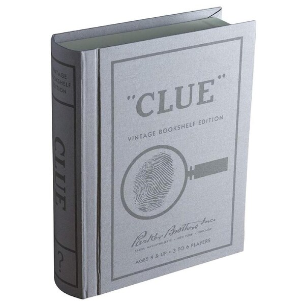 Clue Vintage Bookshelf Edition Board Game