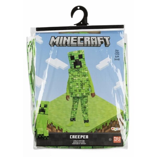 Minecraft Creeper Value Plus Costume Size 4-6 Years