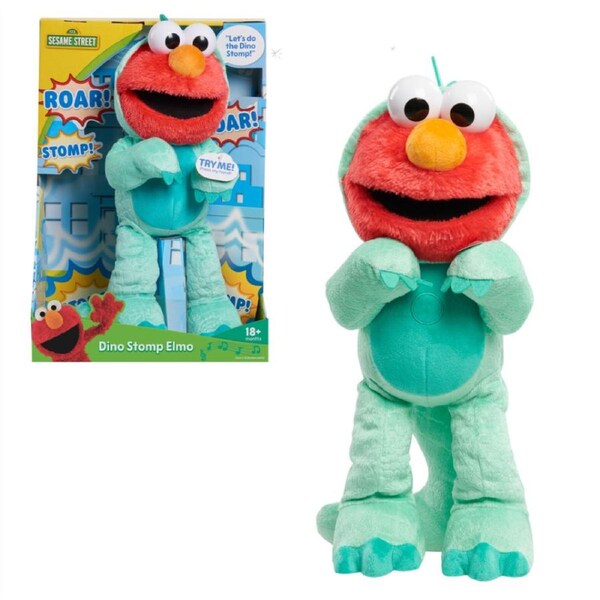 Sesame Street Dino Stomp Elmo Animated Plush