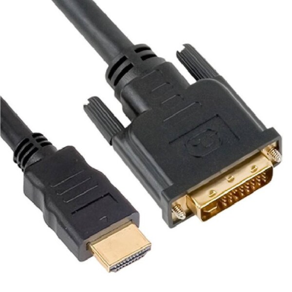 Astrotek 5m HDMI to DVI-D Adapter Converter Cable - Male to Male 30AWG Gold