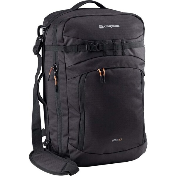 Caribee Altitude 40L Carry On Travel Bag - Black