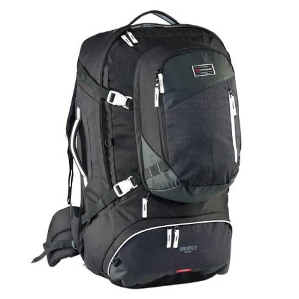 Caribee Journey 65L Travel Pack - Black