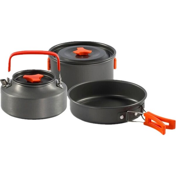 Traverse 3pc Camping Pots Cookset
