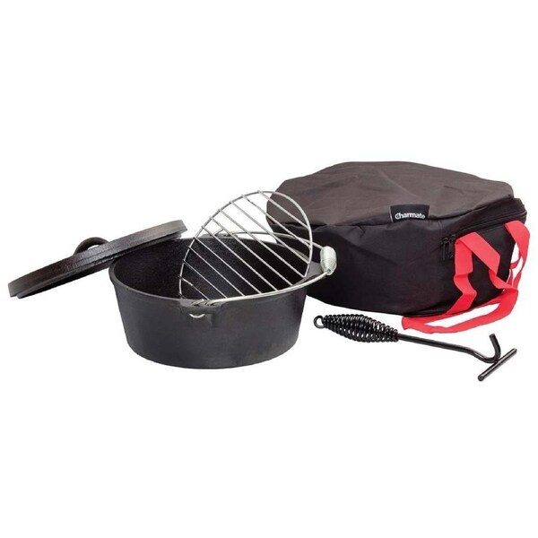 Charmate Cast Iron Camp Oven Kit