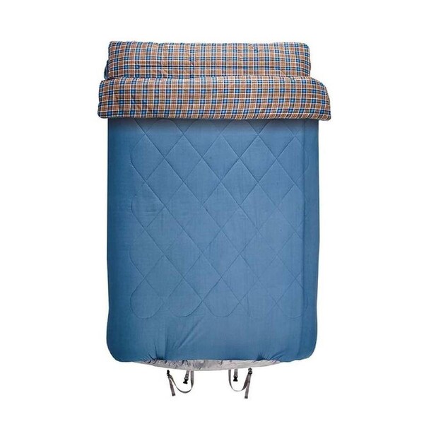 OZtrail Outback Comforter Queen Synthetic Sleeping Bag - Navy