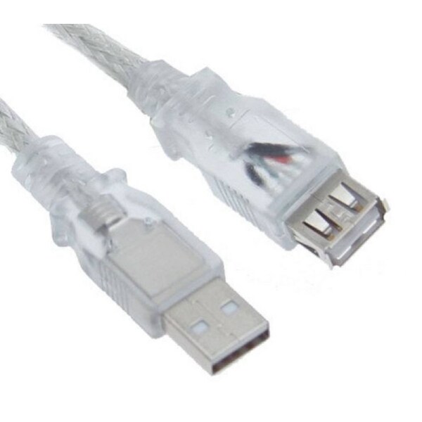 Astrotek USB 2.0 Extension Cable 5m - Type A Male to Type A Female Transparent