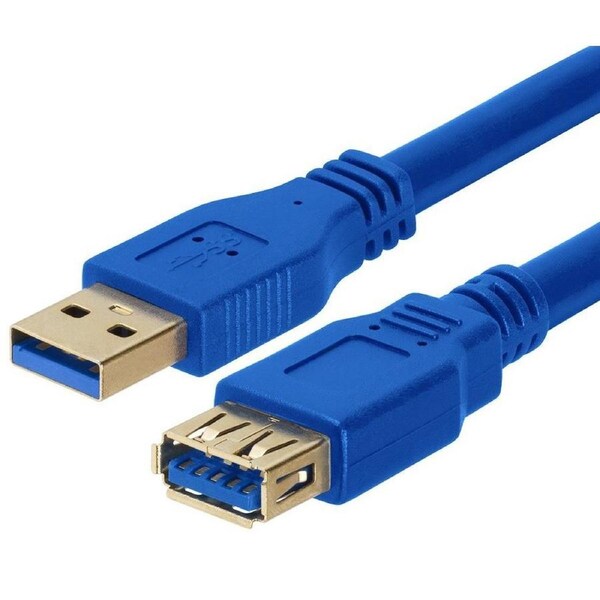 Astrotek USB 3.0 Extension Cable 1m - Type A Male to Type A Female Blue Colour