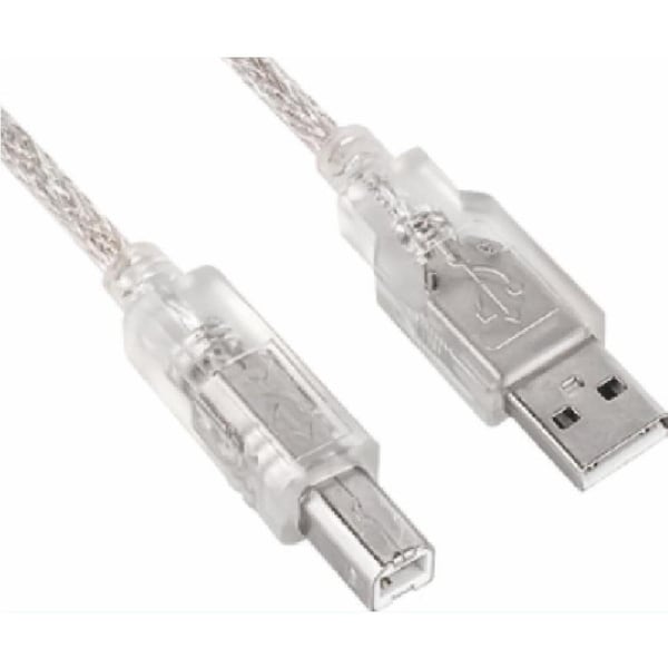 Astrotek USB 2.0 Printer Cable 3m - Type A Male to Type B Male Transparent Colour (~CBUSBAB3M)