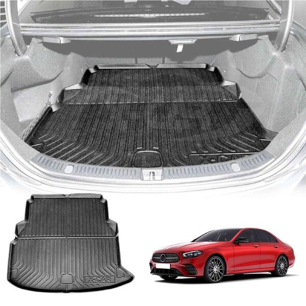 Boot Liner for Mercedes Benz E-Class Sedan W213 2016-Onwards Heavy Duty Cargo Trunk Mat Luggage Tray Accessories