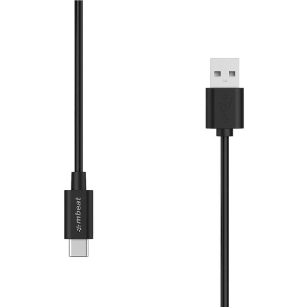 mbeat(R) Prime 1m USB-C To USB Type-A 2.0 Charge And Sync Cable - High