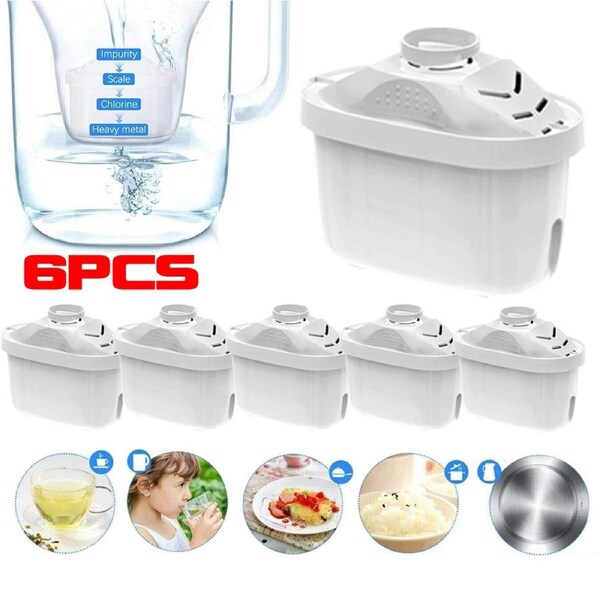 OZNALA 6X for BRITA Maxtra Plus Water Filter Jug Replacement Cartridges Refill Odorless