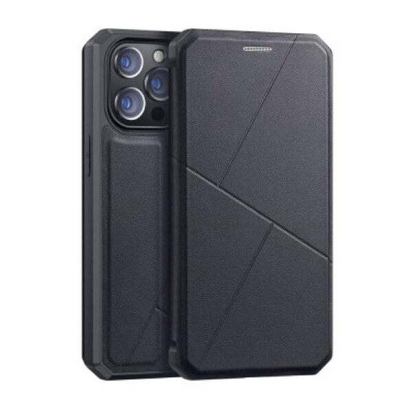 iPhone 13 Pro Compatible Cover Case With Magnetic Flip - Black