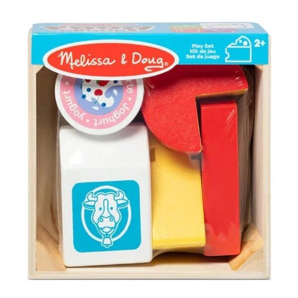 Melissa and Doug Wooden Food Groups Play Set Dairy