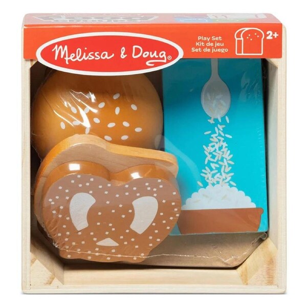 M&D Wooden Food Groups Play Set Grains