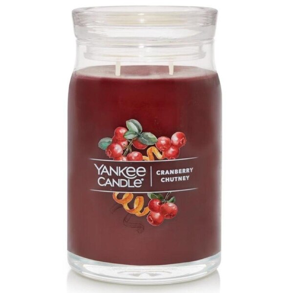 Yankee Candle Signature Cranberry Chutney Large Jar 566g