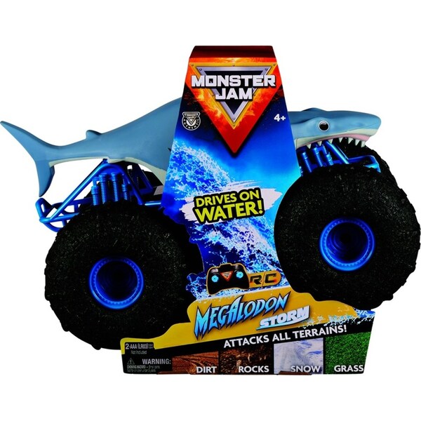 Spin Master Monster Jam Radio Control Megalodon Storm Truck Kids Play Toy 4+