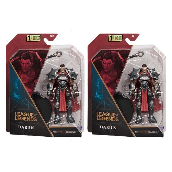 2x Spin Master League Of Legends 4'' Figure Darius Action Character Kids Toy 12+
