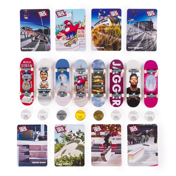 8PK Spin Master Tech Deck 96mm Olympic Board/Fingerboard Skate Kids Toy 6+