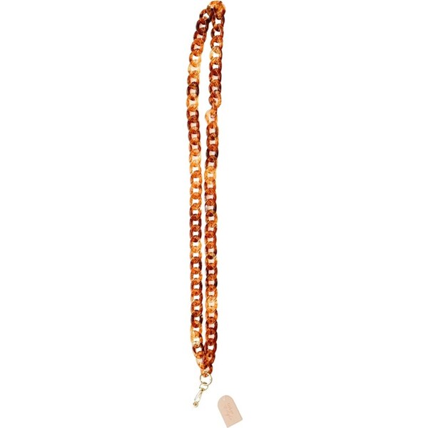 Urban Products Tortoiseshell Cross Body Universal Phone Chain Strap BRN