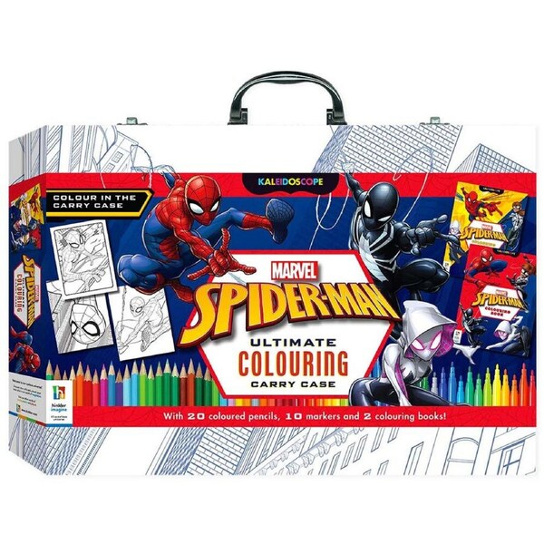 Kaleidoscope Marvel Spider-Man Childrens Ultimate Colouring Carry Case 8Y+