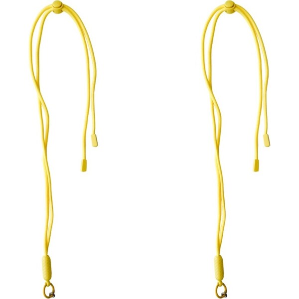 2x Urban Products Nylon Pop Universal Mobile Phone Cord/Sling Adjustable YLLW