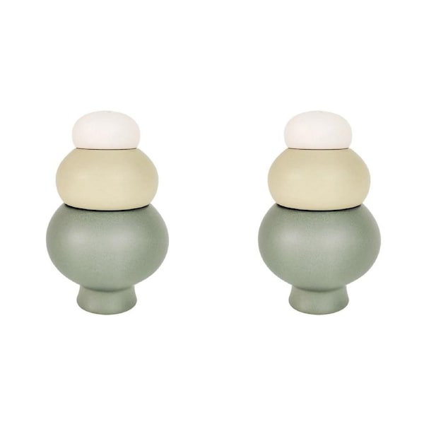 2x Urban Products Home Decor Nesting Pebble Bowls Home Room Decor Forest 14cm