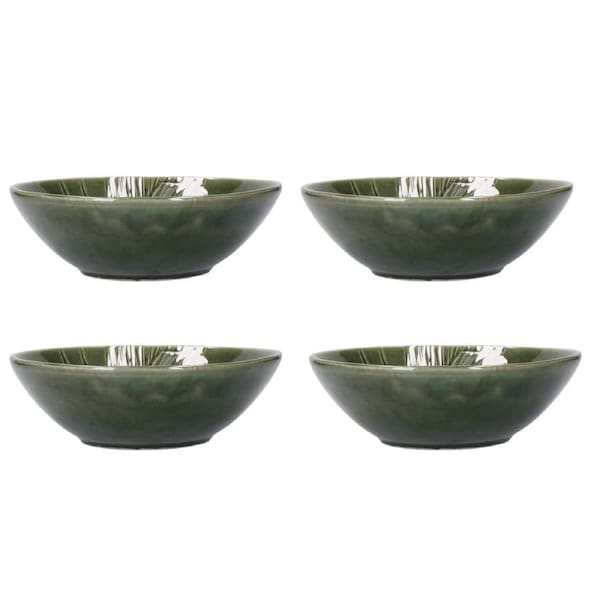 4pc Mikasa Jardin Stoneware Everyday Dining Pasta Bowl Set, 20cm, - Gift Boxed