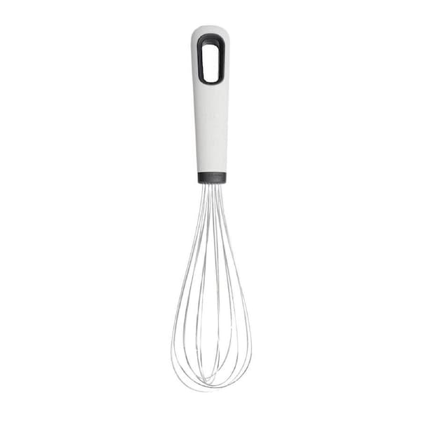 eKu Upcycle Soft Grip Kitchen Balloon Stainless Steel Whisk - Caviar Black