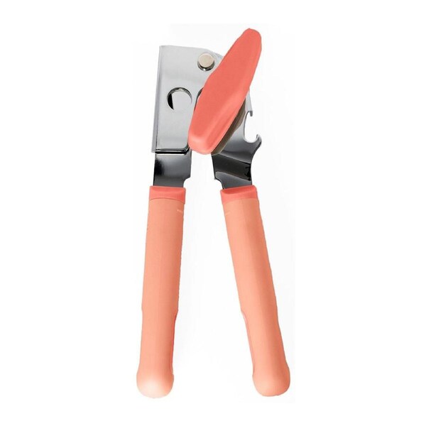 eKu Upcycle Soft Grip Kitchen Manual Can/Bottle/Jar Opener - Salmon Pink