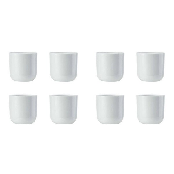 8pc Mikasa Chalk Kitchen Tableware Porcelain Egg Cups Holder Set 5cm