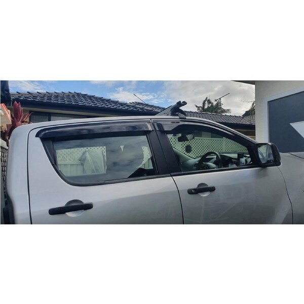 Luxury Weathershields Weather shields for Mazda BT-50 Dual Cab 2012-2018