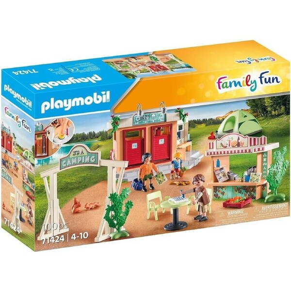 Playmobil Family Fun Camp Site Playset 100pc 71424