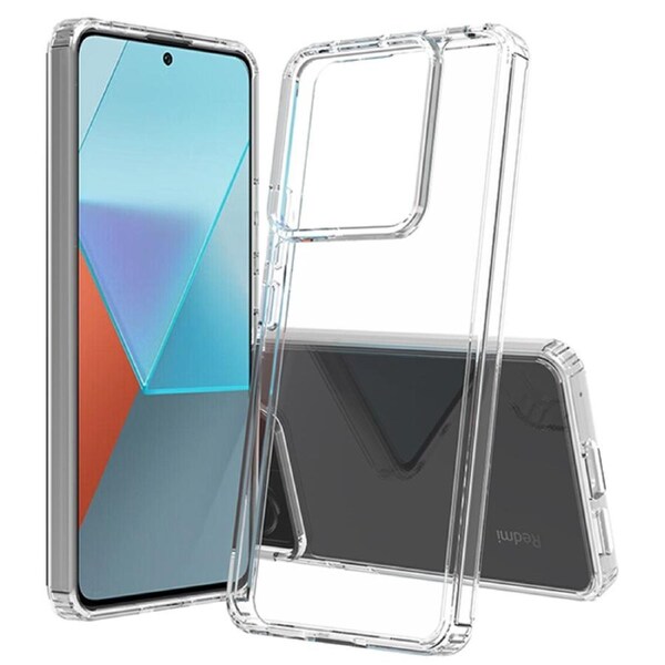 ZUSLAB Redmi Note 13 Pro 5G Case Slim Hybrid Shockproof Translucent Protective Cover for Xiaomi (2024) - Clear